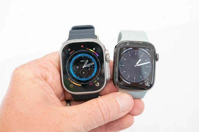 Apple Watch Ultra và Watch Series 8 có nhiều điểm khác biệt về thiết kế
