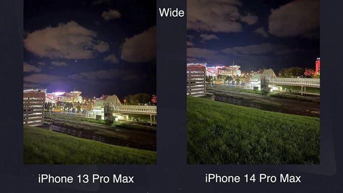 So sánh camera iPhone 14 Pro Max và iPhone 13 Pro Max: Chụp ảnh đêm