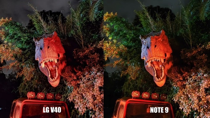 So sánh camera LG V40 ThinQ và Galaxy Note 9