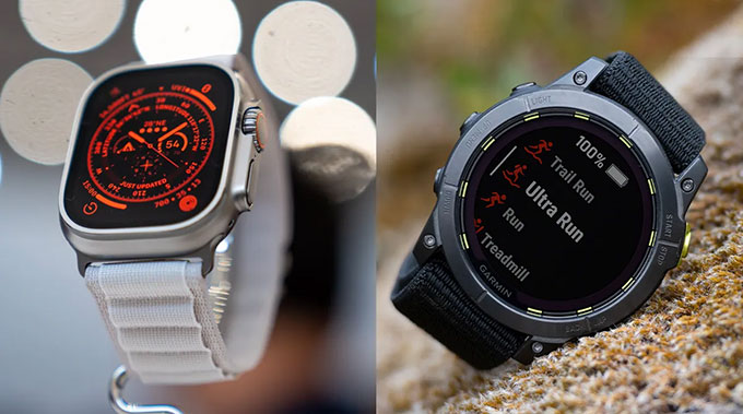 Apple Watch Ultra và Garmin Epix 2: Đâu sẽ là mẫu đồng hồ thể thao tốt nhất?
