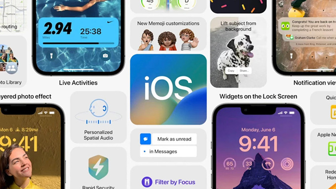Apple chuẩn bị ra mắt hệ điều hành iOS 16.0.3