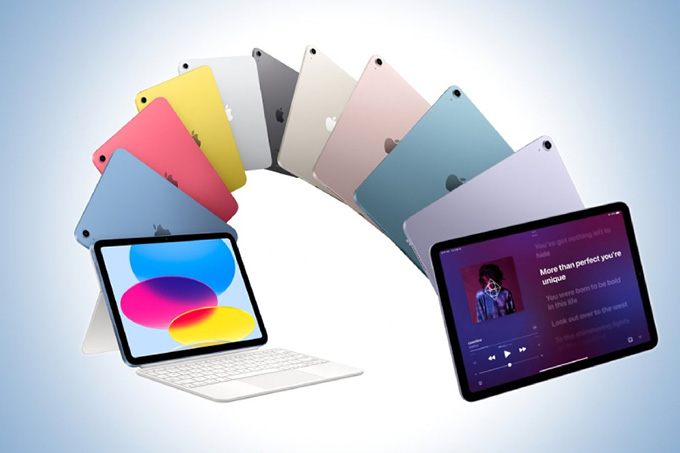 iPad Gen 10 64GB Wifi sở hữu phong cách thiết kế vuông vức mới của Apple