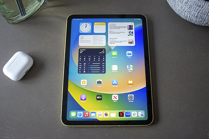 iPad Gen 10 64GB được nâng cấp ống kính sau lên thành 12MP