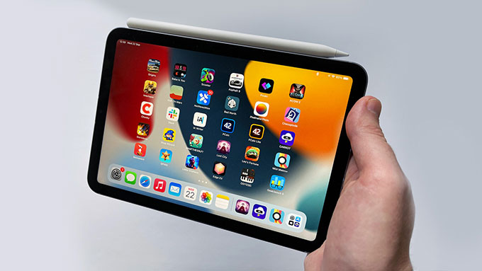 iPad mini 6 có màn hình hỗ trợ true tone