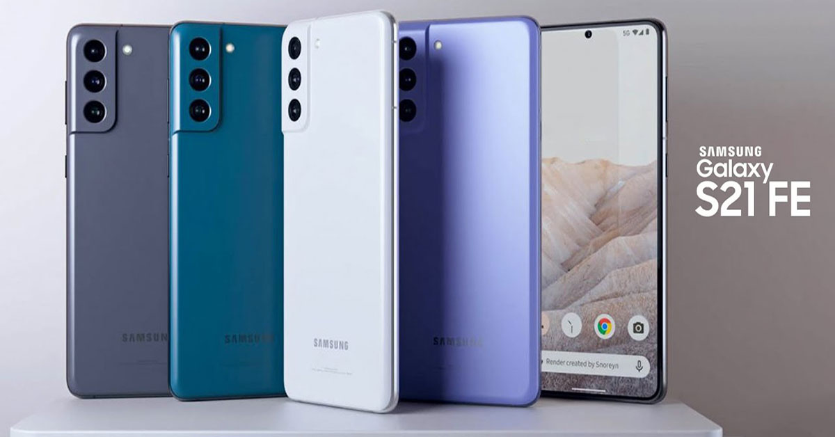 Samsung Galaxy S21 lần đầu lộ ảnh render xác nhận có màn hình đục lỗ 3  camera sau hình chữ nhật