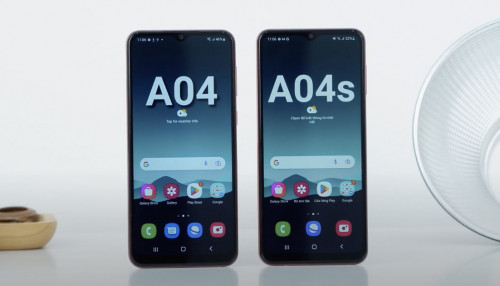 So sánh Galaxy A04 và Galaxy A04s: Chênh nhau 1 triệu nên mua smartphone nào?