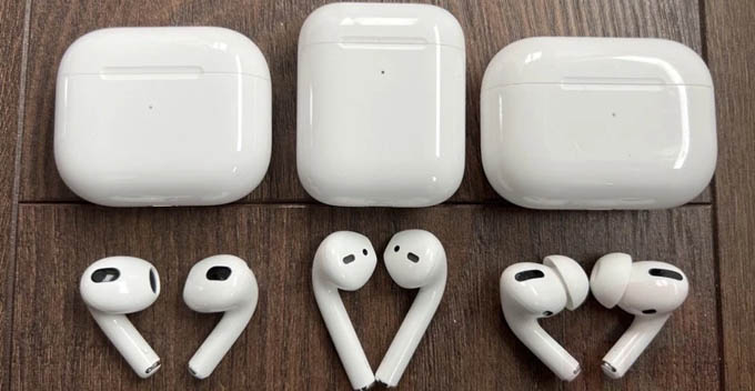AirPods 3 là loại tai nghe tiêu chuẩn mới nhất của Apple