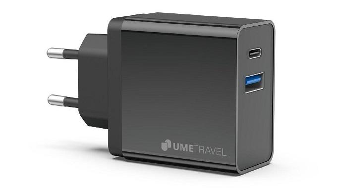 Hình ảnh củ sạc Dual USB 18W - PD 18W Umetravel A4 