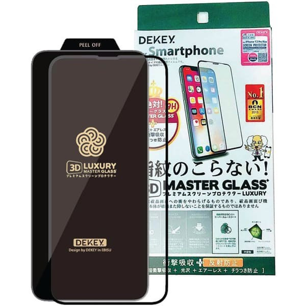 Dán cường lực Dekey 3D iPhone 14 Pro Master Glass Luxury